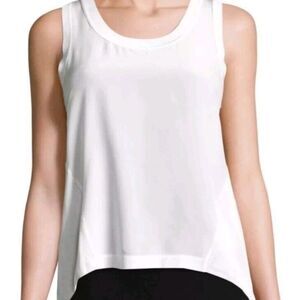 Rag & Bone Sora Silk Tank Top Sccop Neck Sleeveless Off White Women's Size XS